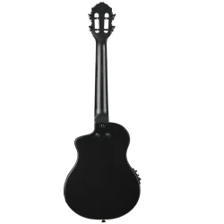Ortega RTPS-U-SBK TourPlayer Serien Tenor Ukulele m/mikrofon inkl taske (Matte Sort)