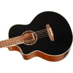 Ortega D8CE-5-L Venstreh�ndet 5-strenget Akustisk Bas m/mikrofon &amp; cutaway (Spruce/ Mahogany Black)