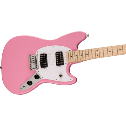 Squier by Fender SQ Bullet Mustang HH Sonic Flash Pink El Guitar