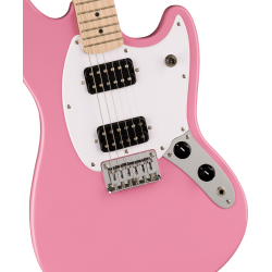 Squier by Fender SQ Bullet Mustang HH Sonic Flash Pink El Guitar
