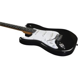 EKO Guitars S300 Sort Venstrehnd Elektrisk Guitar 
