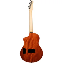 Ortega RTPG-LS2  TourPlayer Serien Nylonstrenget Guitar m/mikrofon, thin body &amp; slim neck inkl. taske (Bermuda)