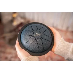 Meinl Sonic Energy MSTD2NB 6" Mini Steel Tongue Drum (A-dur, marinebl�) inkl. pose &amp; k�ller
