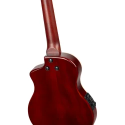 Ortega RTPS-U-NAT TourPlayer Serien Tenor Ukulele m/mikrofon inkl taske (Gloss Naturlig)