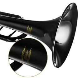 Eastar ETR-380 Bb Standard Begynder Trumpet inkl. kuffert &amp; tilbeh�r (Sort)