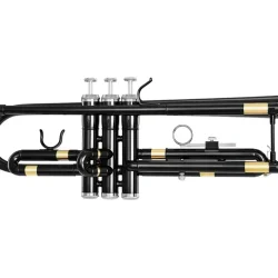 Eastar ETR-380 Bb Standard Begynder Trumpet inkl. kuffert &amp; tilbeh�r (Sort)