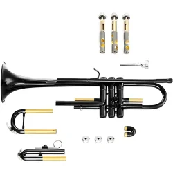 Eastar ETR-380 Bb Standard Begynder Trumpet inkl. kuffert &amp; tilbeh�r (Sort)
