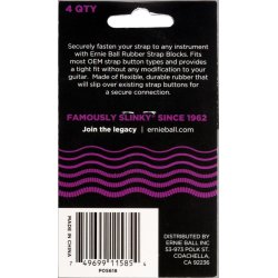 Ernie Ball EB-5618 Strap Blocks 4 stk