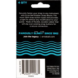 Ernie Ball EB-5619 Strap Blocks 4 stk