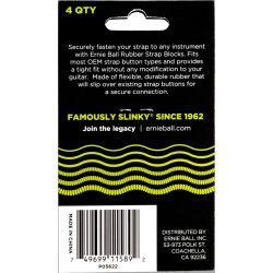 Ernie Ball EB-5622 Strap Blocks 4 stk