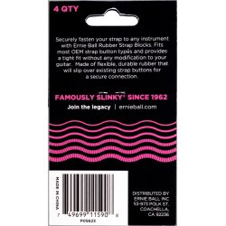Ernie Ball EB-5623 Strap Blocks 4 stk
