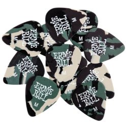 Ernie Ball EB-9222 Camo Pick Medium (12 stk)