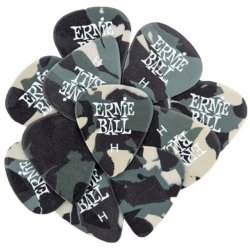 Ernie Ball EB-9223 Camo Pick Heavy (12 stk)