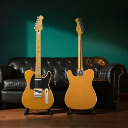 Donner DTL-600 Elektrisk Guitar inkl. taske (butterscotch blonde)