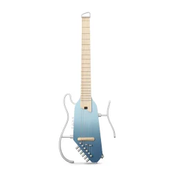 Donner HUSH-I PRO Silent Travel Elektrisk Guitar m/18 indbyggede effekter inkl. taske &amp; tilbeh�r (Hawaiian Blue)