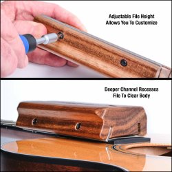 MusicNomad MN831 Fret Beveling File B�ndendefil m/ 2 Vinkler