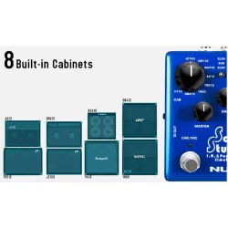 Nux Solid Studio I.R. &amp; Power Amp Simulator Forst�rker Simulator Guitar Pedal 