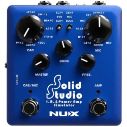 Nux Solid Studio I.R. &amp; Power Amp Simulator Forst�rker Simulator Guitar Pedal 