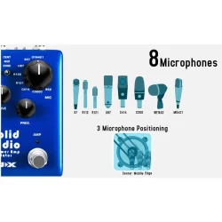 Nux Solid Studio I.R. &amp; Power Amp Simulator Forst�rker Simulator Guitar Pedal 