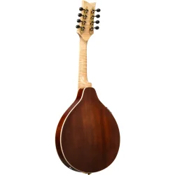 Ortega RMAE200PF Americana Serie A-style Mandolin m/mikkrofon inkl. kuffert (Flamed Maple/Mahogany purple fade)