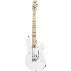 Sterling by Music Man CT20HSS-CVW Intro Series Cutlass Elektrisk Begynder Guitar (canvas white)