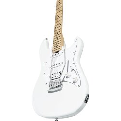 Sterling by Music Man CT20HSS-CVW Intro Series Cutlass Elektrisk Begynder Guitar (canvas white)