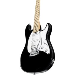 Sterling by Music Man CT20HSS-BK Intro Series Cutlass Elektrisk Begynder Guitar (sort)