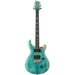 PRS SE Custom 24 - Quilt Turquoise Elektrisk Guitar 
