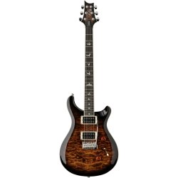 PRS SE Custom 24 - Quilt Black Gold Burst Elektrisk Guitar 