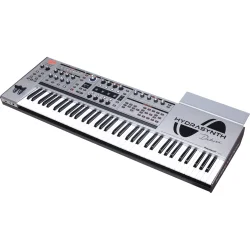ASM Hydrasynth DELUXE Limited-Edition Silver Synthesizer m/73 Polytouch velocity-flsomme tangenter