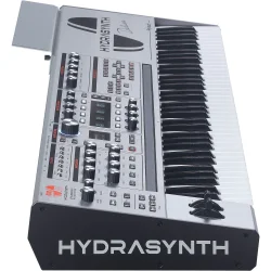 ASM Hydrasynth DELUXE Limited-Edition Silver Synthesizer m/73 Polytouch velocity-flsomme tangenter
