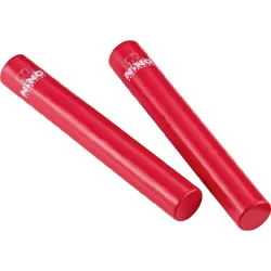 NINO Percussion NINO576R Rattle Sticks Par 18cm (2 stk, r�d)
