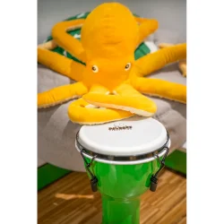 NINO Percussion NINO-PMDJ-GR 8'' Syntetisk Djembe (Gr�n) 