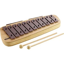 NINO Percussion NINO902 Klokkespil (C-dur, fyrretr�, st�ltoner) inkl. k�ller 