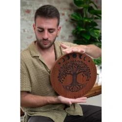 Meinl Sonic Energy RDS10MTOL Regn Disk 12" / 30,5 cm Stream Sound (Moon Phases &amp; Tree Of LIfe) inkl. tilbeh�r