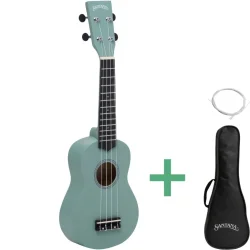 Santana U01 SGR Sopran Ukulele inkl. taske (satin gr�n)