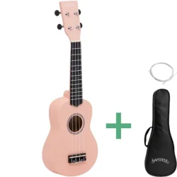 Santana U01 SPK Sopran Ukulele inkl. taske (satin pink)