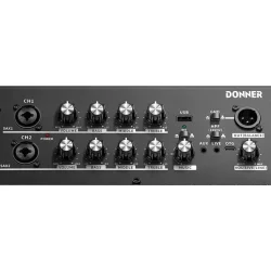 Donner DDA-1000 Trommeslager Medh�rs Monitor m/bluetooth (1000 W RMS / 2000 W peak) 