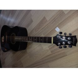 Brugt Silvertone PS D1 BK Paul Stanley Dark Star Western Guitar