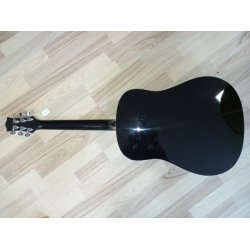 Brugt Silvertone PS D1 BK Paul Stanley Dark Star Western Guitar