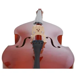 Arvada DB-400 3/4 Strrelse/Fuld Strrelse Kontrabas inkl. bue &amp; foret taske m/skulderrem    