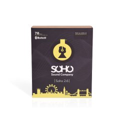 Soho 2.6 Black Tr�dl�s Hybrid St�jreducerende Hovedtelefoner med 100 timers batterilevetid