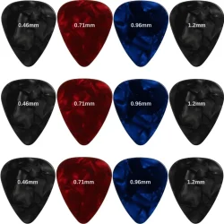 Beaton Tone Edge Plektre Mix m/12 stk (0,46 / 0,72 / 0,96 / 1,20 mm)