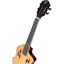 Ortega RTPS-U-NAT TourPlayer Serien Tenor Ukulele m/mikrofon inkl taske (Gloss Naturlig)