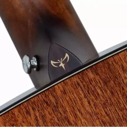 Tyma TD-10E Western Guitar inkl. kraftig transporttaske, capo, plektre &amp; rem