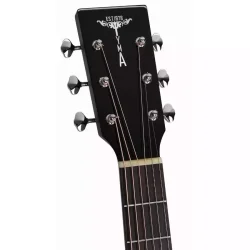 Tyma TD-10E Western Guitar inkl. kraftig transporttaske, capo, plektre &amp; rem