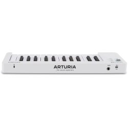 ARTURIA MicroLab mk3 Plug-and-Play MIDI/USB Keyboard (25 anslagsflsomme luksus minitangenter) Hvid