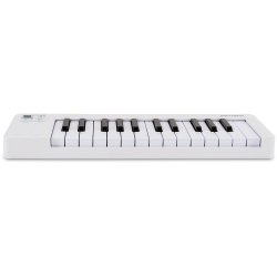 ARTURIA MicroLab mk3 Plug-and-Play MIDI/USB Keyboard (25 anslagsflsomme luksus minitangenter) Hvid