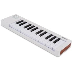 ARTURIA MicroLab mk3 Plug-and-Play MIDI/USB Keyboard (25 anslagsflsomme luksus minitangenter) Hvid