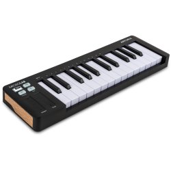 ARTURIA MicroLab mk3 Plug-and-Play MIDI/USB Keyboard (25 anslagsflsomme luksus minitangenter) Sort